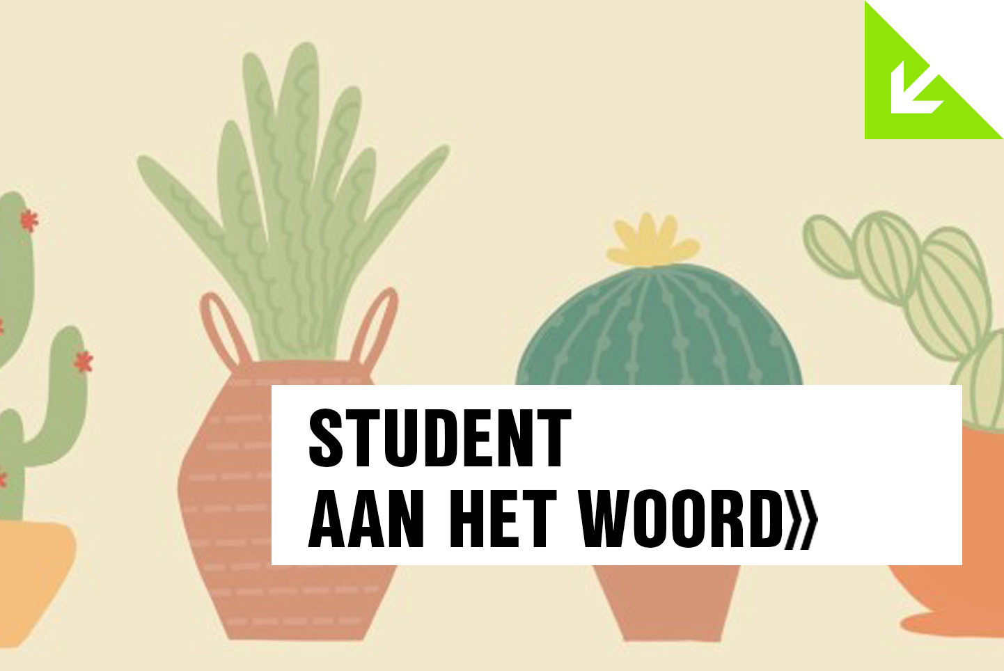 Student aan het woord